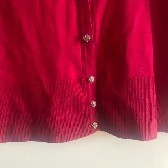 White House Black Market Red Sweater - Picture 6 of 7